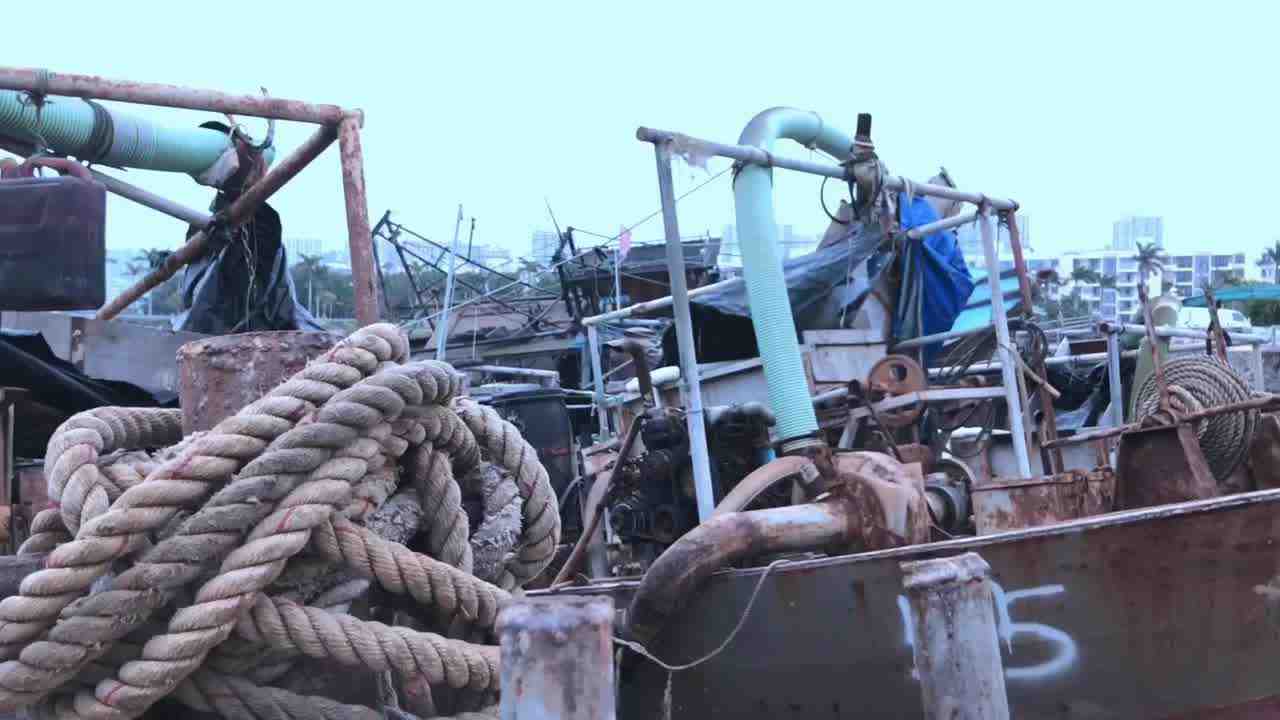  中国超高颜值美少女qinweiyingjie 户外港口露出 的剧照5